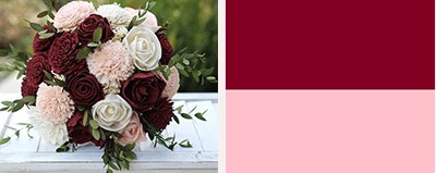 burgundy and pink wedding flower burgundy and pink wedding flower